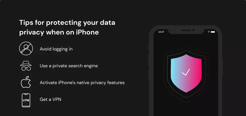 Tips for protecting your data privacy when on iPhone