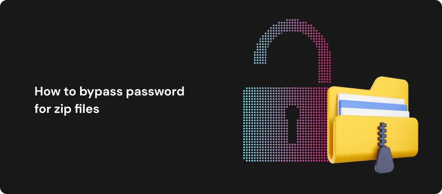 How to bypass password for zip files